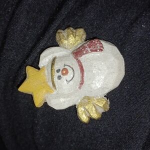 Angel Snowman Glitter With Halo Boyds Bears